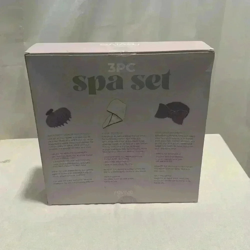 3 pcs set new spa set new inbox never opened - Picture 2 of 4